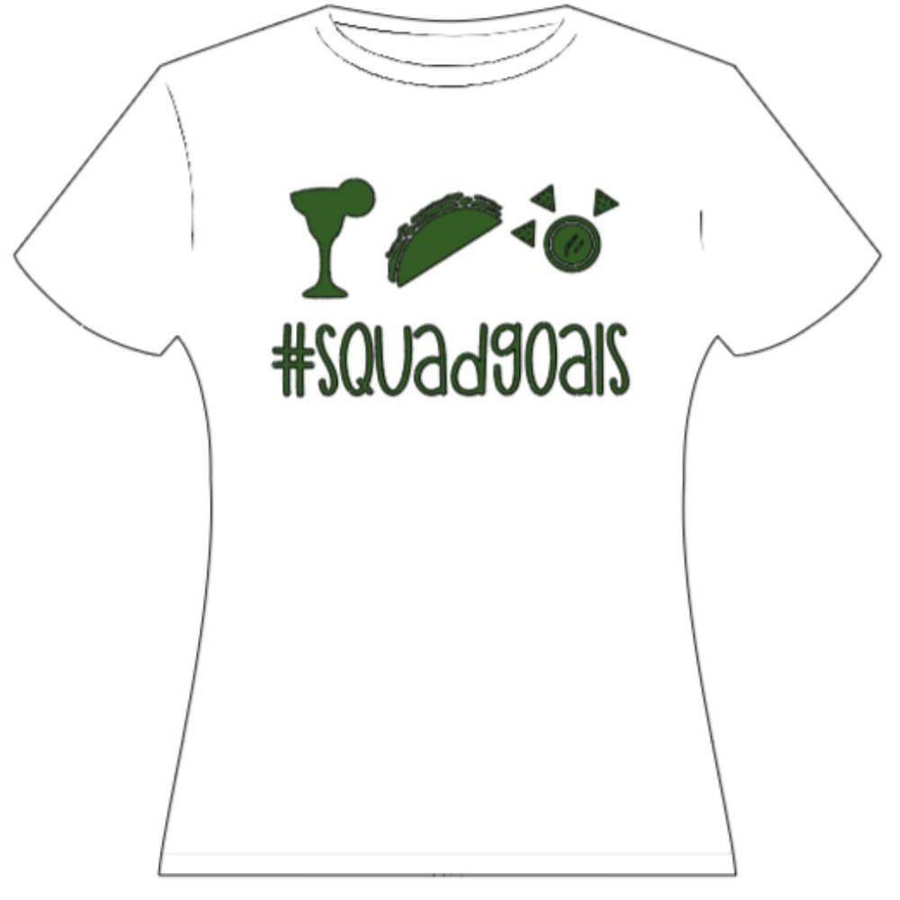 Custom-Made #SquadGoals T-Shirt - Picture 4 of 11
